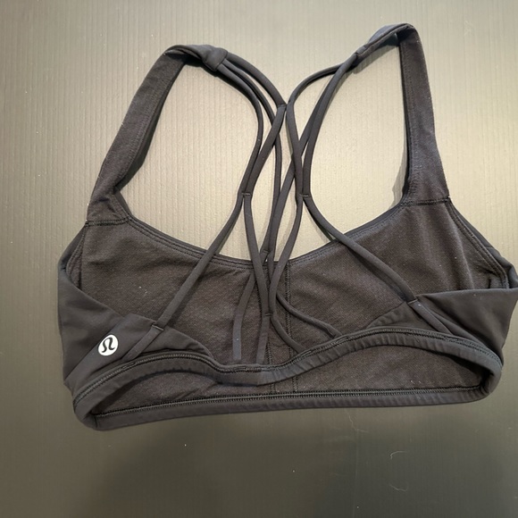 Lululemon Sports Bra Black Size 6 - Picture 2 of 3